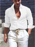 Men's Casual Striped Young Long Sleeve