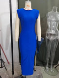 Toloer Women's Sexy Tight Back Hollow Design Dress Street Fashion Temperament Waist Dress Summer-Outfit