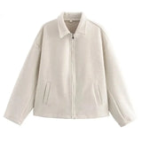 Women's 2025 Explosion Vintage Fashion Casual Long Sleeve Jacket
