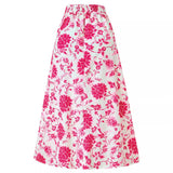 Toloer Hot Selling Independent Research And Development Dress In The United States Station Print Casual Waist Clear Fresh Air Skirt-Outfit