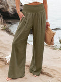 Casual Trousers Style Cotton Distressed For