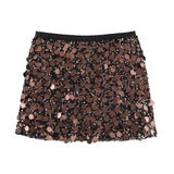 Women's Autumn And Winter Temperament Light Fashion New Party Squin Mini