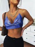 Toloer Sling Type Backless Black Solid Fit Small Vest