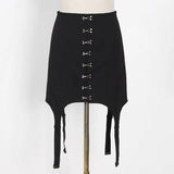 White Bodycon Mini Skirt For Women High Waist Irregular Slim Sexy Skirts Female Fashion New Summer Clothing
