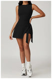 Tank Wrap Skort Tennis Dress-Outfit