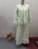Autumn New Fashion Pure Color Small Fragrant Rich Man Thousand Gold Tuxedo Splicing