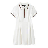 2025 New Women's Retro Body-Creats Bumping Color Ribs Wide Folding
