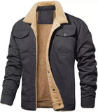 And Winter Men's Jacket With Velvet Cotton Work Clothes Casual Jacket