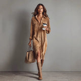 Summer New Temperament Elegant Printed Dress Collar Vest Two-Piece Set
