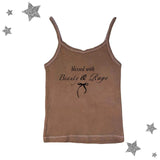 Beauty and Rage Text Graphic Top-Outfit