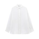 Homemade New Women's Classic Oceanic Linen Loose Shirt