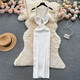Women's Summer New Sexy Kinesith Heart-Scuttered Fashion Two-Pin Knitted