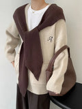 Hooded Shawl Autumn Winter Warm Scarf Hat Scarf for Women