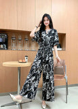 Printed Jumpsuit-Outfit