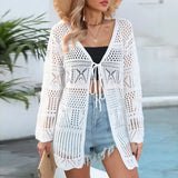 Yang Autumn New Fur Women's Loose Round Collar Hit The Striped Long-Sleeved Knitted Shirt