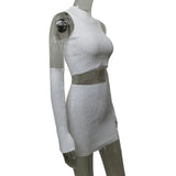 Fashion Women's Fall New 2025 Lavelless Vest Knitted Ort-Weaving Dress