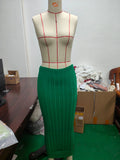 Toloer Spring / Summer 2024 Women's Hot Versatile Sexy Fashion Casual Home Vacation Beach Skirt Skirt-Outfit