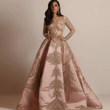 2025 New Women's Dress Bright Cloth Hot Sleeve Long Skirt Banquet Sexy Evening