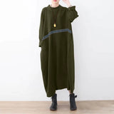 Patchwork Long Sleeves Midi Robe Women's Autumn Sweatshirt Dress Lady Casual Solid Vestidos O Neck Sundress