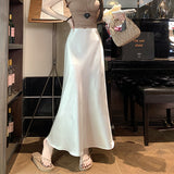 Fishtail Skirt Half-Dress Girl Summer Slimmed-Up Dress With A Long