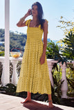 Summer Women's New Commuting Sleeveless Hot Girl Prints Long Sling Dress