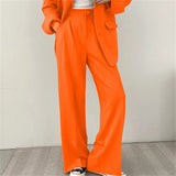 Suit Suit Pants Women Straight Loose 2025 New Spring And Autumn Leisure Wide Legs Commute Black