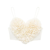New French Pure-Hearted Unkempt Sling Vest Short