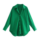 Street Fashion New Women's Clothing City Autumn Multi-Color V-Neck Casual