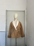 Temperament Famous 2025 Autumn And Winter New Tice Cuff Double Hair Coat Coat