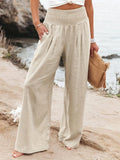 Casual Trousers Style Cotton Distressed For