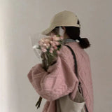 The Autumn And Winter Of 2025, The Loose Wear Of The Sweater Women's Net Red Fried Street Gentle Wind Thicked Knitted