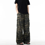 Camouflage Trousers Men And Women Fall 2025 New Loose Leisure Multi-Pocket Water Wash