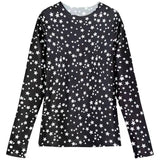 Sexy Thin Tight-fitting Fashion Moon Print Long Sleeves T-shirt 2022New Spring Summer Female Ice Silk Sunscreen