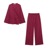 New Spring Style Kimono Coat 5427743 Trousers 5427431-Outfit
