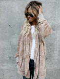plush warm top mid-length double-sided anti-fur coat oversized