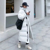 2022 Winter Warm Parka Long Women's Down Jacket Snow Coat Women Hooded Jacket Thicken Warm Elegnat Female Windproof