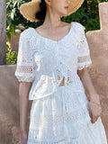 New Small Fragrant Suit Female Famous Lady French Style Embroidered Blouse Dress Half Dress Women's