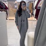 Fashion Explosion In The Autumn Of 2025 Languily Knitted Dress Suit