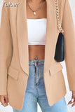 Women's Fashion Temperament Casual Long Sleeve Professional Elegant Office Lady High Street Blazer Clothing