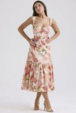 Women's Clothing 2026 Spring And Summer New Sweet Spicy Slings Solid Color A Smash Flower Cake Dress