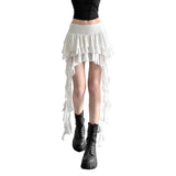 2025 Summer New Women's Clothing Pure Hot Girl High Waist Irregular Design Short
