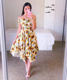 Fashion Collar Asymmetric Shoulder Short Sleeve Print