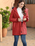 Women's Clothing Autumn And Winter New Large Size Hat Warm Slim Down Cotton Clothing In The Long Coat-Outfit