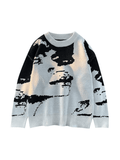 Men's Vintage Dyed Pullover Sweater-Outfit