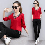 2022 Two Piece Set Top And Pants Suit Outfits For Women Tracksuit Lounge Wear Korean Fashion Clothing 2 Piece Set