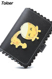 Cartoon Rabbit Card Case Business Card Holder Women Credit Passport Card Bag ID Passport Card Wallet 2023 Pink