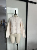 Soft-Cousin Short Knitted Cardigan 2025 New Loose Solid-Colored Gentle