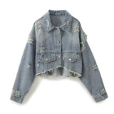 Homemade New Women's Classic Stylish Denim Short Jacket Coat