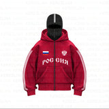 New Hot Sales Up And Down Double-Head Zipper PAG GHB Printing Niche Design New Eye View