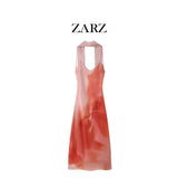 Homemade New Women's Fashioned Suspension Scarf With Tender-Dyed Printed